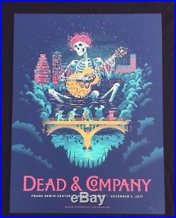 Dead Company austin TX Print Poster 12/2/2017 Co Texas Frank Irwin Grateful