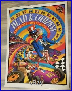 Dead & Company poster 2018 Noblesville, IN. Deer Creek Limited Mint signed AP