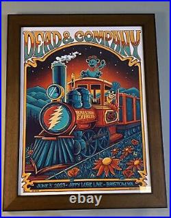 Dead & Company poster 6/3 2023 Jiffy Lube Live Bristow Virginia numbered framed