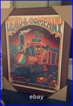 Dead & Company poster 6/3 2023 Jiffy Lube Live Bristow Virginia numbered framed