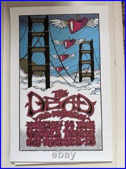 Dead & Friends Poster 2003 Valentine Original Silkscreen Signed by Gary Houston