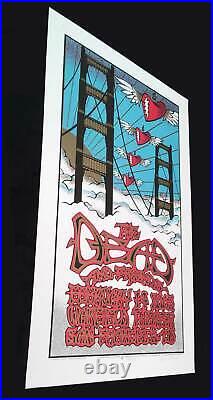 Dead & Friends Poster 2003 Valentine Original Silkscreen Signed by Gary Houston