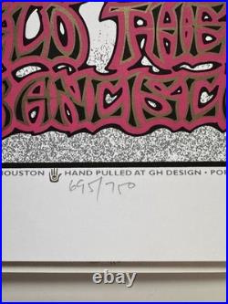 Dead & Friends Poster 2003 Valentine Original Silkscreen Signed by Gary Houston