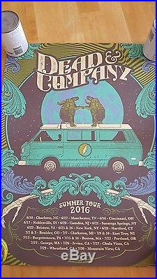 Dead and Co 2016 Summer Tour Justin Helton Concert Poster