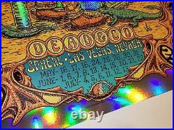 Dead and Co. Company Las Vegas SPHERE FOIL Poster Owen Murphy Slot Machine #/335