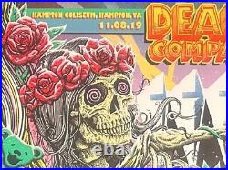Dead and Co. Hampton VA 2019 N1 Screen Print Original Two Concert Double Poster