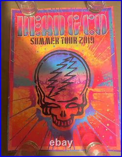 Dead & and Co Poster 2019 Summer Tour Poster #687/1400 1st Edition Kii Arens