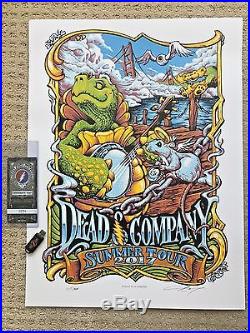 Dead and Co Poster, USB with Shoreline 6/3/17 recording, Commemorative ticket