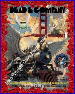 Dead and Company 16x20 Poster 2025 60th Anniversary by Jaye Metcalfe