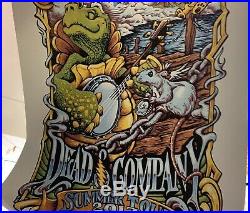 Dead and Company 2017 Summer Tour VIP Poster #1445/7075 Signed AJ Masthay