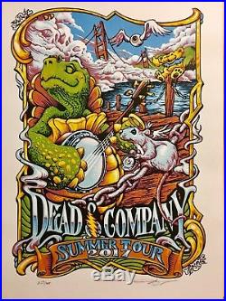 Dead and Company 2017 Tour Poster Warf Rat SIGNED AND NUMBERED BY ARTIST