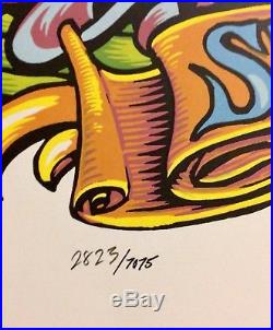 Dead and Company 2017 Tour Poster Warf Rat SIGNED AND NUMBERED BY ARTIST