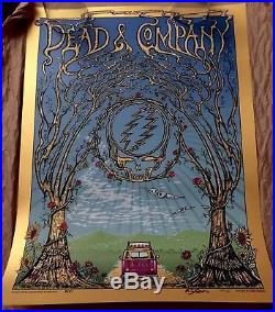 Dead and Company 2018 Lockn Poster. Mike Dubois FOIL. AE #. 134-1150