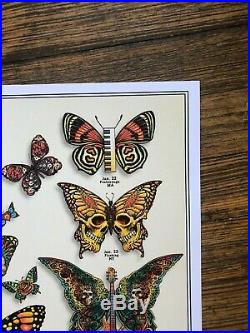 Dead and Company 2019 Summer Tour VIP Poster Emek Butterflies #132