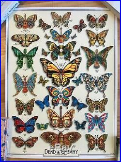 Dead and Company 2019 VIP Butterfly Poster signed by Artist