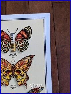 Dead and Company 2019 VIP Poster EMEK Butterflies Signed Numbered Print Mint
