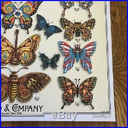 Dead and Company 2019 poster EMEK Butterflies