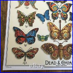 Dead and Company 2019 poster EMEK Butterflies