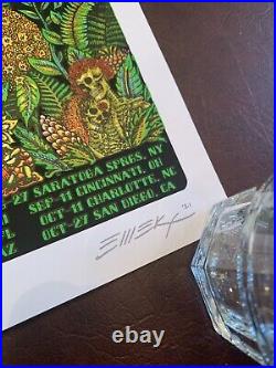 Dead and Company 2021 Tour VIP Poster signed & hand #d by EMEK 9/3 #1787