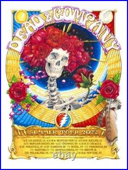 Dead and Company 2022 Summer Tour Poster AJ Masthay Signed & Numbered