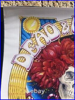 Dead and Company 2022 Summer Tour Poster AJ Masthay Signed & Numbered EXCELLENT