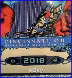 Dead and Company 6/4/2018 in Cincinnati, OH. VIP Limited Poster Numbered 50/650