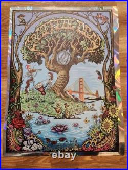 Dead and Company 60th Grateful Dead 2025 FOIL Mike DuBois Original Poster RARE