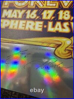 Dead and Company AJ Masthay Uncle Sam Las Vegas Sphere Rainbow Foil AE # 50