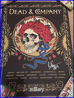 Dead and Company Bob Weir autographed poster with