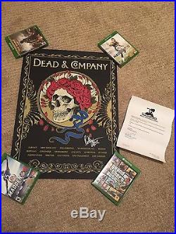 Dead and Company Bob Weir autographed poster with