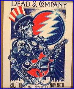 Dead and Company Boston 2015 GDP Poster WEIR Massachusetts Limited Edition Rare