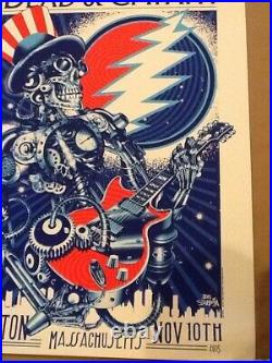 Dead and Company Boston 2015 GDP Poster WEIR Massachusetts Limited Edition Rare