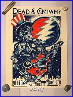 Dead and Company Boston 2015 Limited Edition Show Poster Grateful Dead Numbered