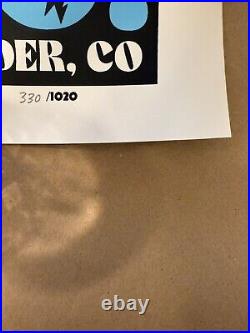 Dead and Company Boulder CO VIP Poster Dave Matthews Guest 7/3/23 Description