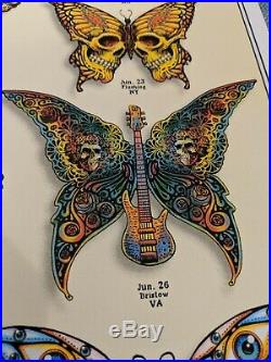 Dead and Company Butterfly Poster 2019 VIP Signed by Artist