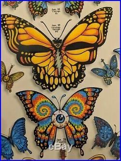 Dead and Company Butterfly Poster 2019 VIP Signed by Artist