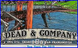 Dead and Company Chase Center San Fran CA NYE 2019 VIP Poster Mint condition