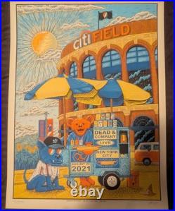 Dead and Company Citi Field Poster #86/1370 8/20/21 Owen Murphy NYC Dead & Co