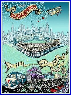 Dead and Company Citifield 2017 GDP Poster NYC Mike Dubois Limited Edition Foil