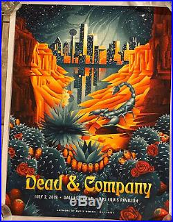 Dead and Company Dallas TX 2019 Poster by Shawn Ryan AP Signed Grateful Print