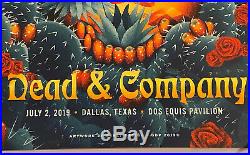 Dead and Company Dallas TX 2019 Poster by Shawn Ryan AP Signed Grateful Print