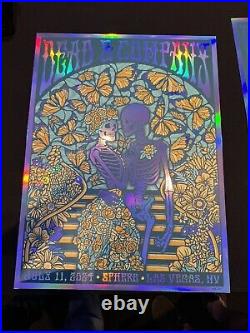 Dead and & Company FOIL poster Las Vegas Sphere Greg Gordon 7/11 2022 Las Vegas