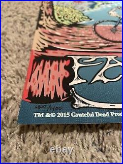 Dead and Company Fall Tour 2015 Poster. Uncut #400/400