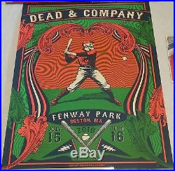 Dead and Company Fenway Park Boston MA Print 2016 Status Serigraph Poster GD50