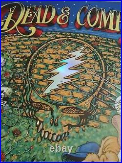 Dead and Company Foil Poster Summer Tour 2019 Chicago Wrigley Field