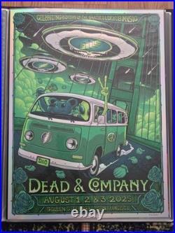 Dead and Company Golden Gate Park August 1, 2, 3 2025 Foil Poster Numbered