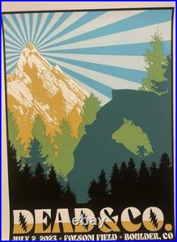 Dead and Company July 2 Boulder Final Tour Poster