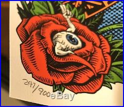 Dead and Company NEW YEARS EVE Chase Ctr San Francisco 2019 VIP Poster Numbered