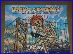 Dead and Company Philadelphia Poster Print Citizens Bank Zeb Love Signed AP 2021