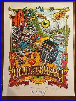 Dead and Company Poster 2018 Shoreline Masthay AE #/100 RARE Dead & Co